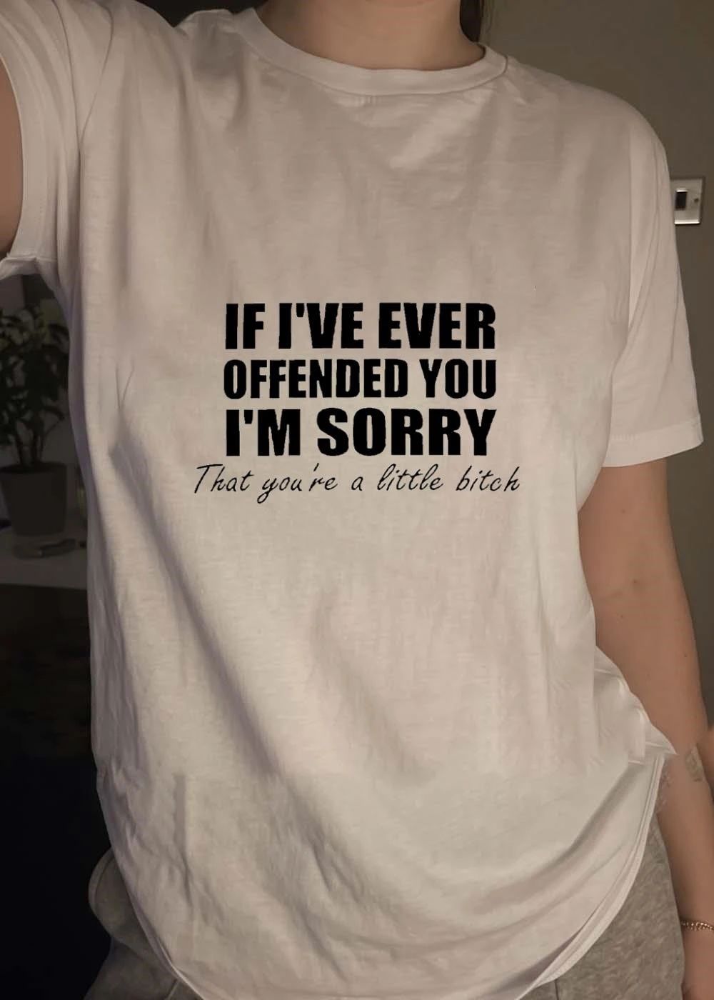 If Ive ever offended you Im sorry that youre a little bitch shirt
