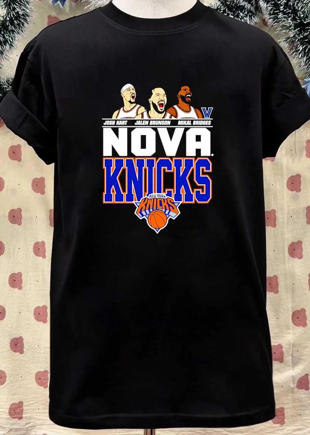 Nova Knicks Villanova Josh Hart Jalen Brunson Mikal Bridges Basketball shirt