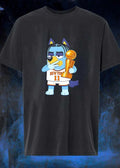 Bluey Cartoon Braids Holding Championship Trophy New York 11 T-Shirt
