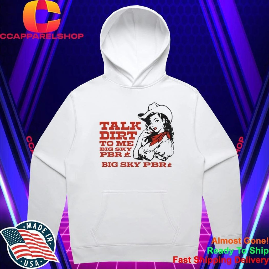 Talk Dirt To Me Big Sky PBR 2026 Tour Cowgirl Shirt