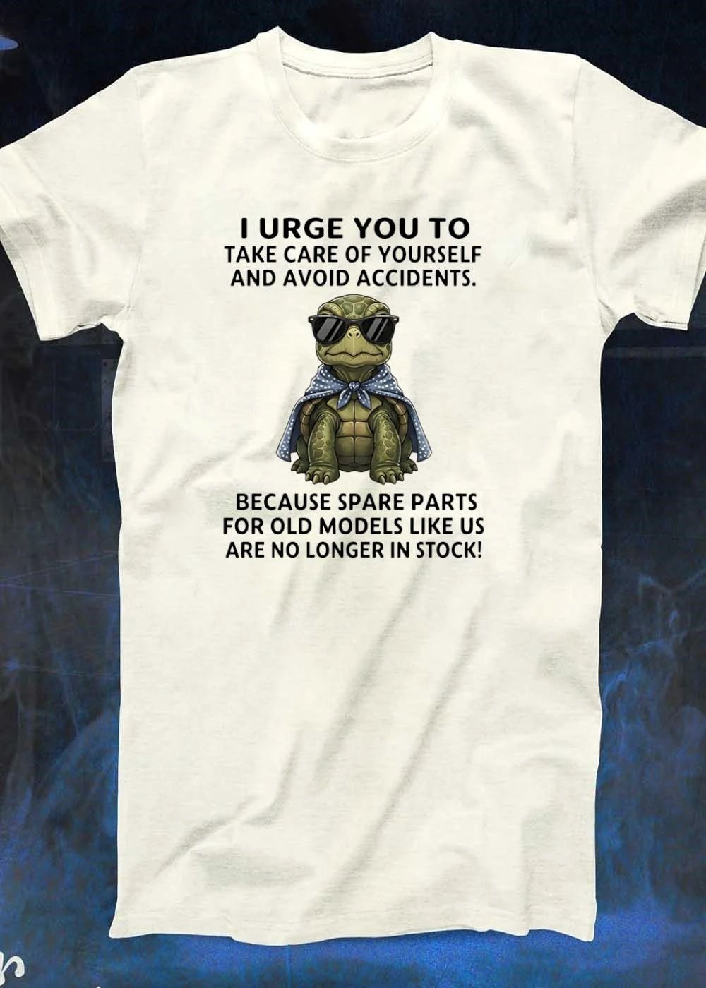 Turtle Lover Take Care Avoid Accidents Spare Parts Old Models No Longer Stock T-Shirt