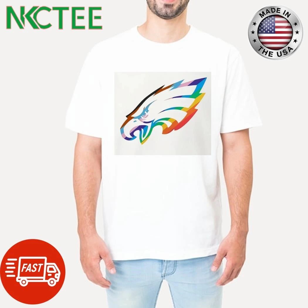 Philadelphia Eagles Rainbow Eagle Pride tee