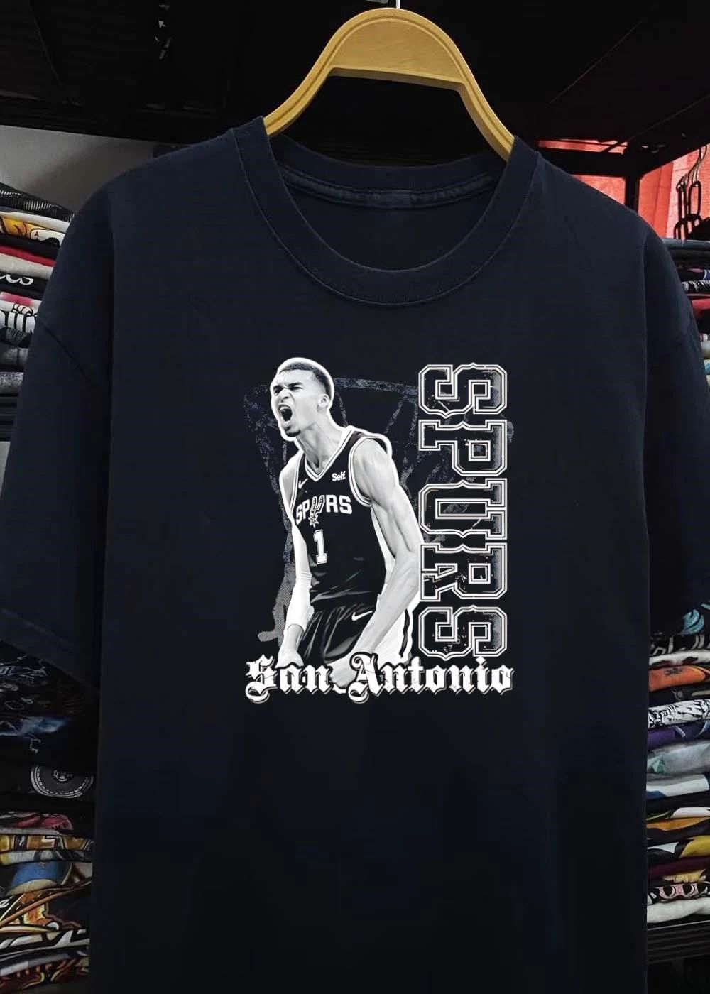 Victor Wembanyama Roaring San Antonio Spurs T-Shirt