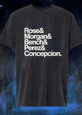 Rose Morgan Bench Perez Concepcion shirt