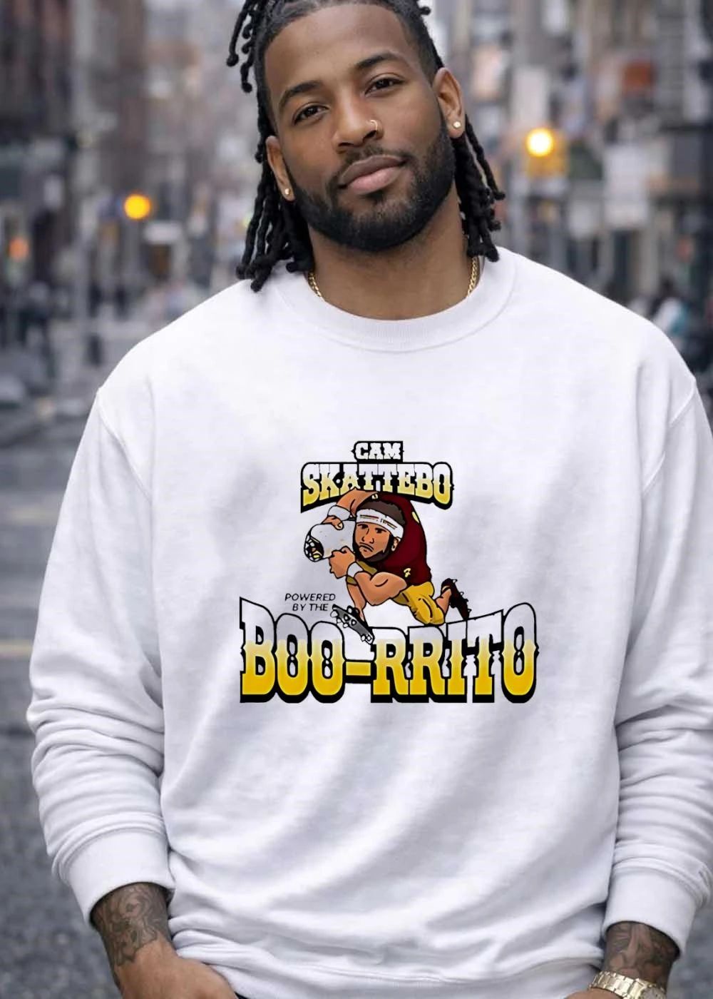 Cam Skattebo Powered By The Boo-Rrito shirt