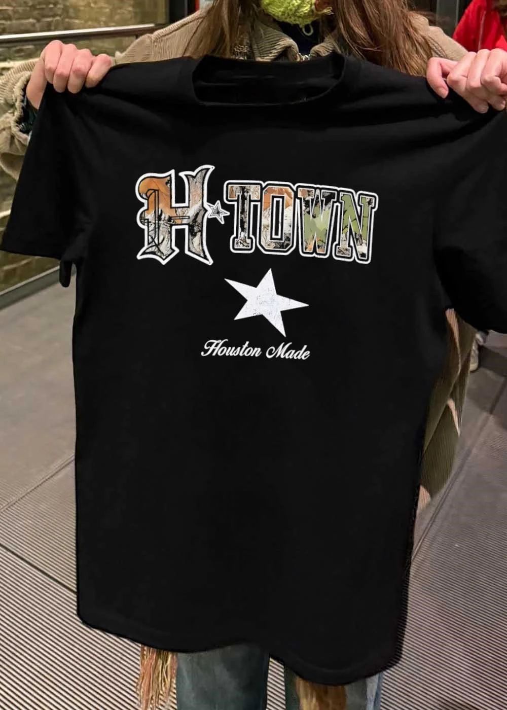 Houston Made H Town Star Camo shirt