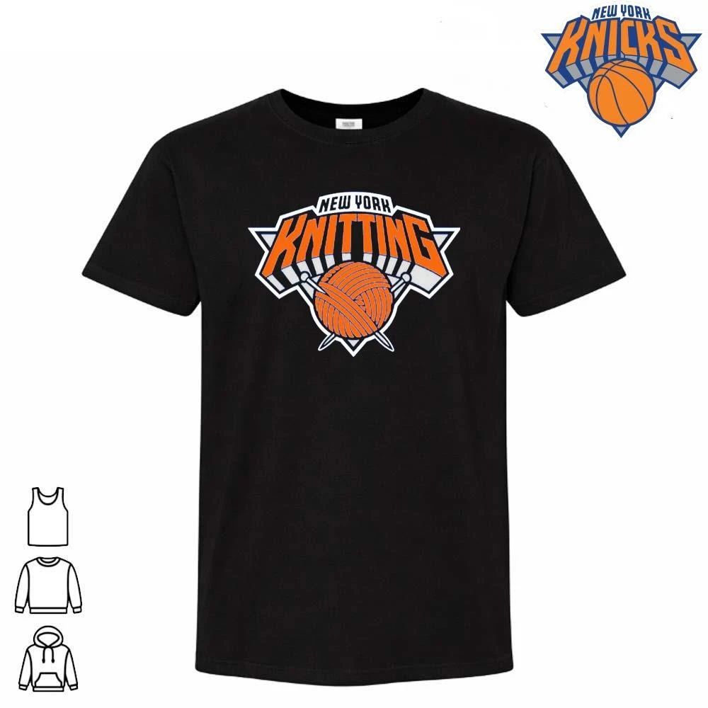 New York Knitting Knicks Basketball Funny Logo NBA Finals 2026 Shirt
