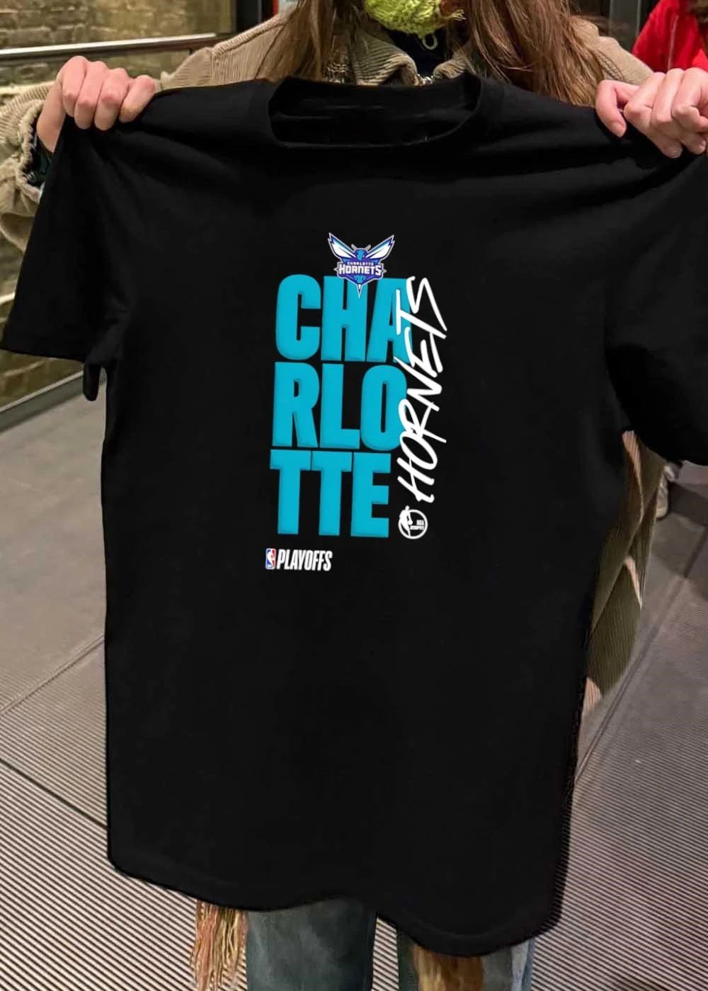 NBA Playoffs Charlotte Hornets Logo T-Shirt