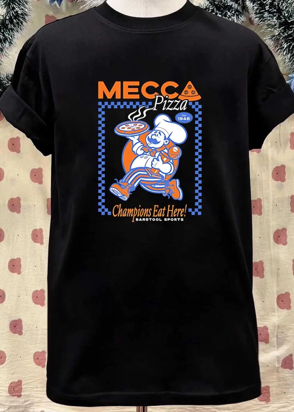 Barstool Sports Mecca Pizza Champions Eat Here Since 1946 T-Shirt
