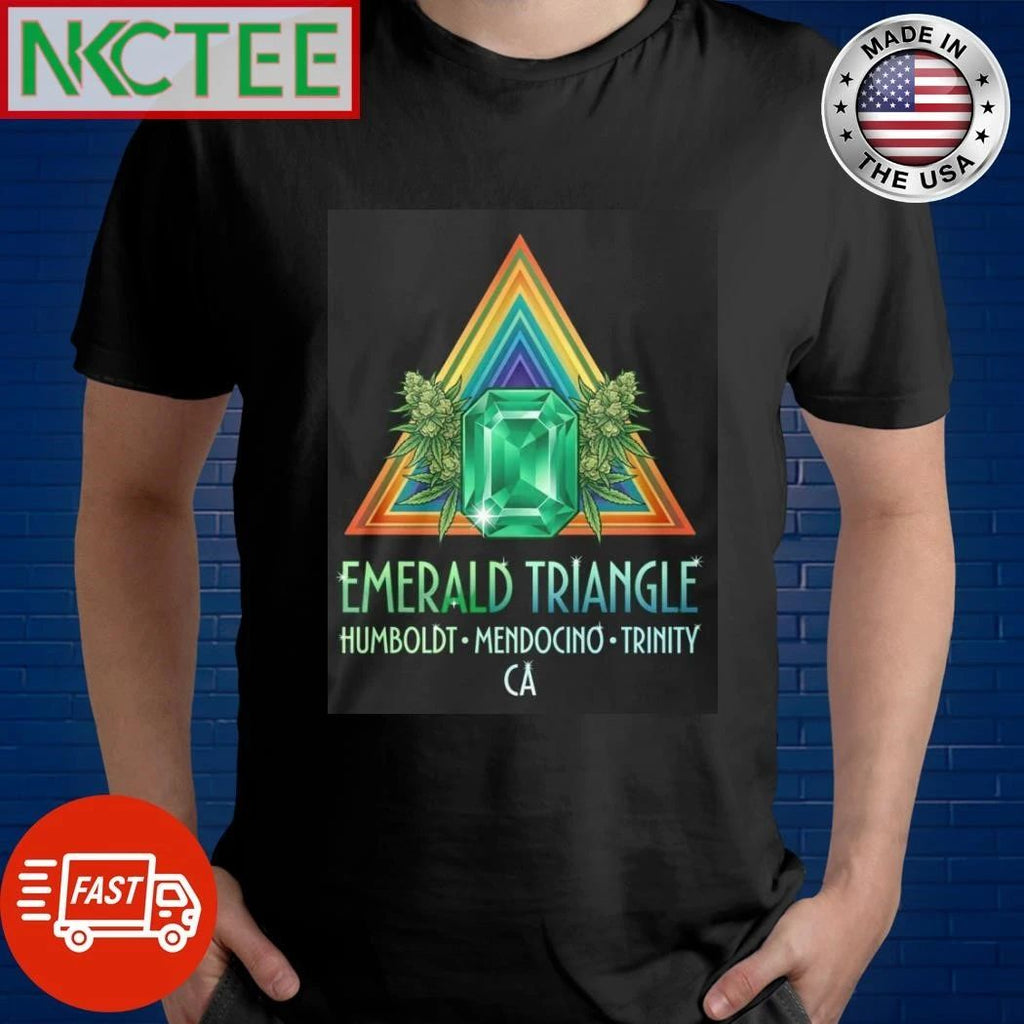 Emerald Triangle Humboldt Mendocino Trinity California Cannabis Growers Marijuana Shirt