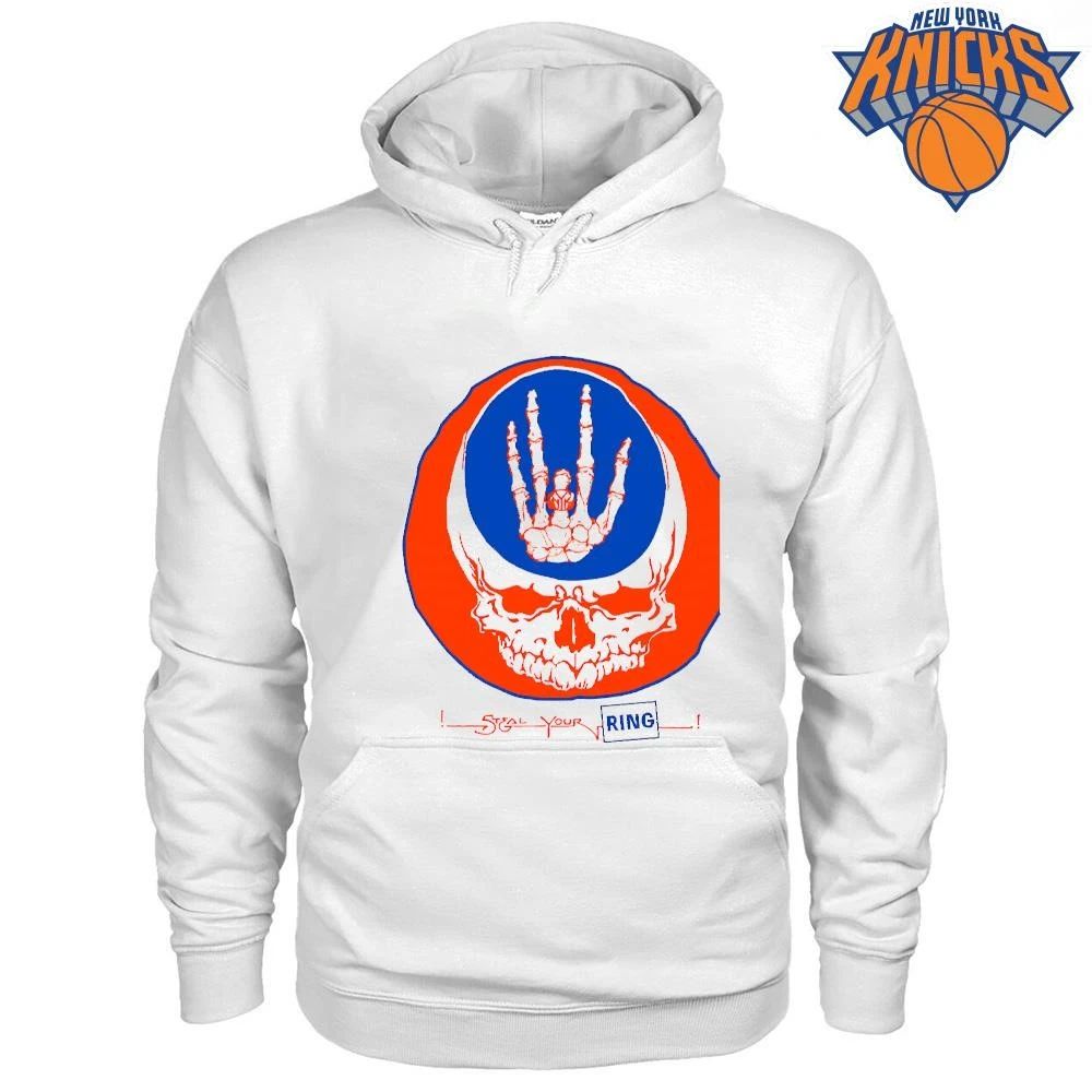 New York Knicks Champions NBA 2026 Steal Your Ring Grateful Dead Skull Shirt