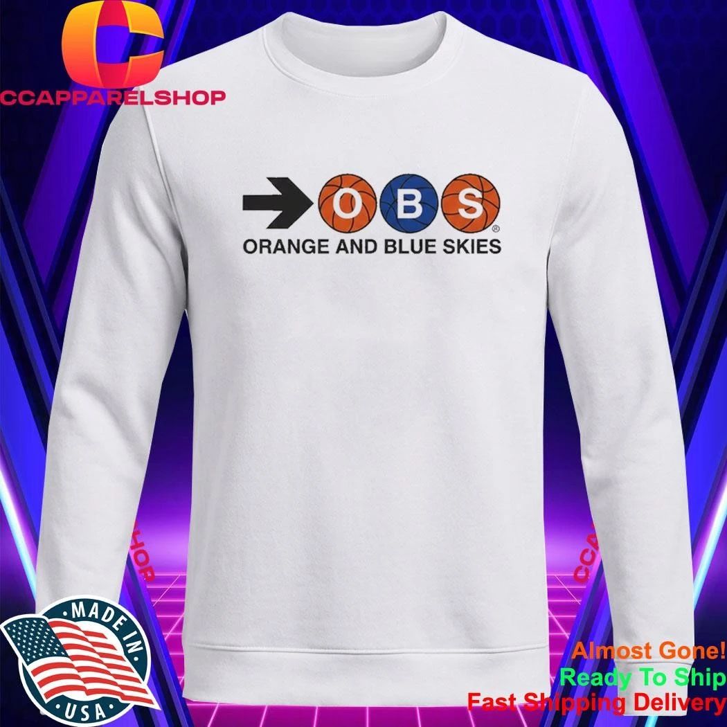 Spike Lee Orange and Blue Skies Shirt 2026 NBA Finals Game 2 Brooklyn Tee