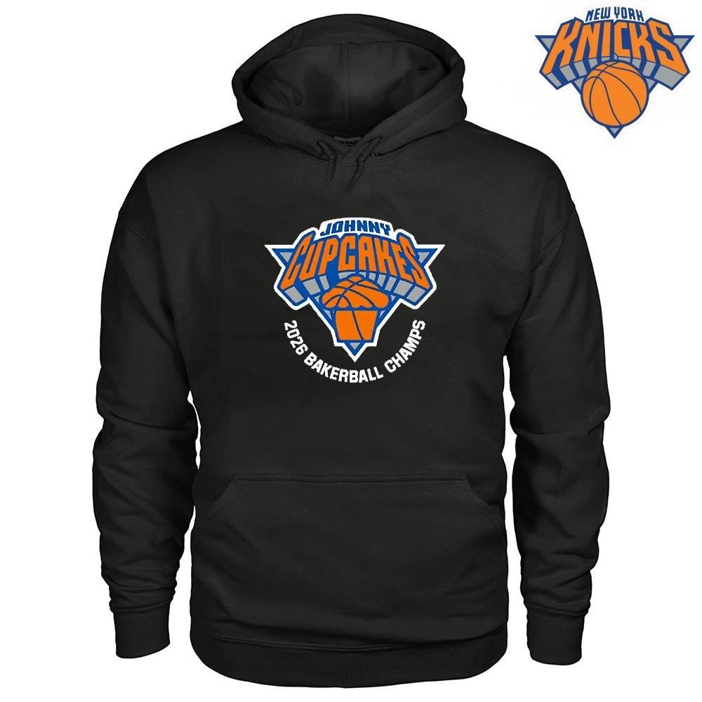 Johnny Cupcakes Bakerball Champs 2026 New York Basketball Parody Logo Shirt
