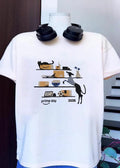 Prime Day 2026 Black Dog Standing on Shelves Graphic shirt