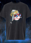 King Crown Baseball With Sunglasses Helmet shirt
