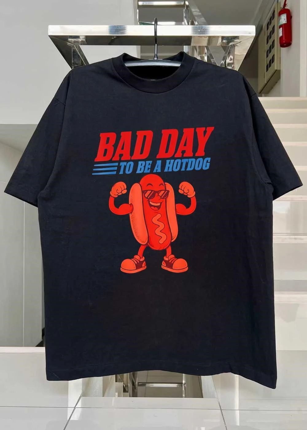 Bad Day To Be A Hotdog Funny Shirt