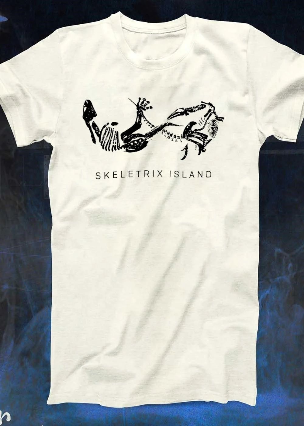 Skeletrix Island Dinosaur Fossil Fighting T-Shirt