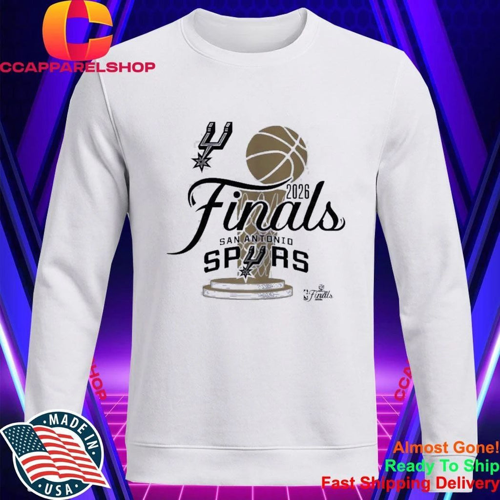 San Antonio Spurs 2026 Finals Graphic Basketball Championship Commemorative Shirt