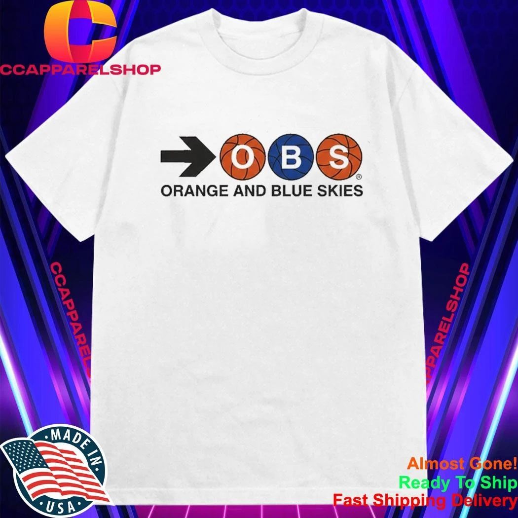 Spike Lee Orange and Blue Skies Shirt 2026 NBA Finals Game 2 Brooklyn Tee