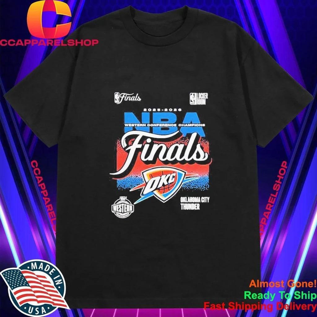Oklahoma City Thunder 2025 2026 NBA Western Conference Champions Finals Shirt