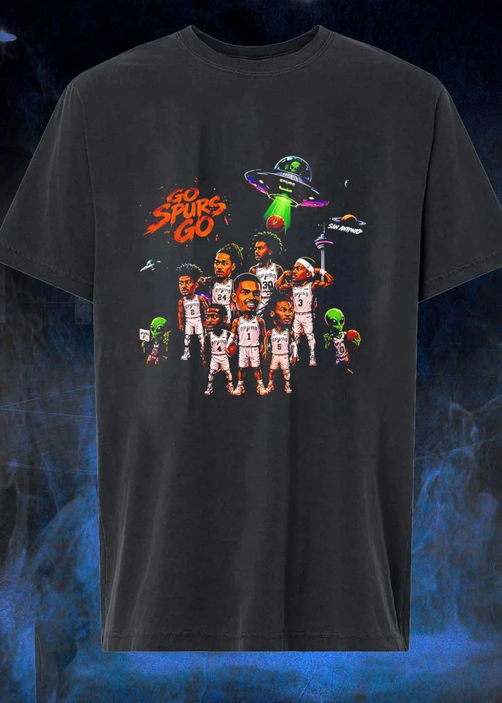 San Antonio Spurs Alien Basketball Team Go Spurs Go Shirt