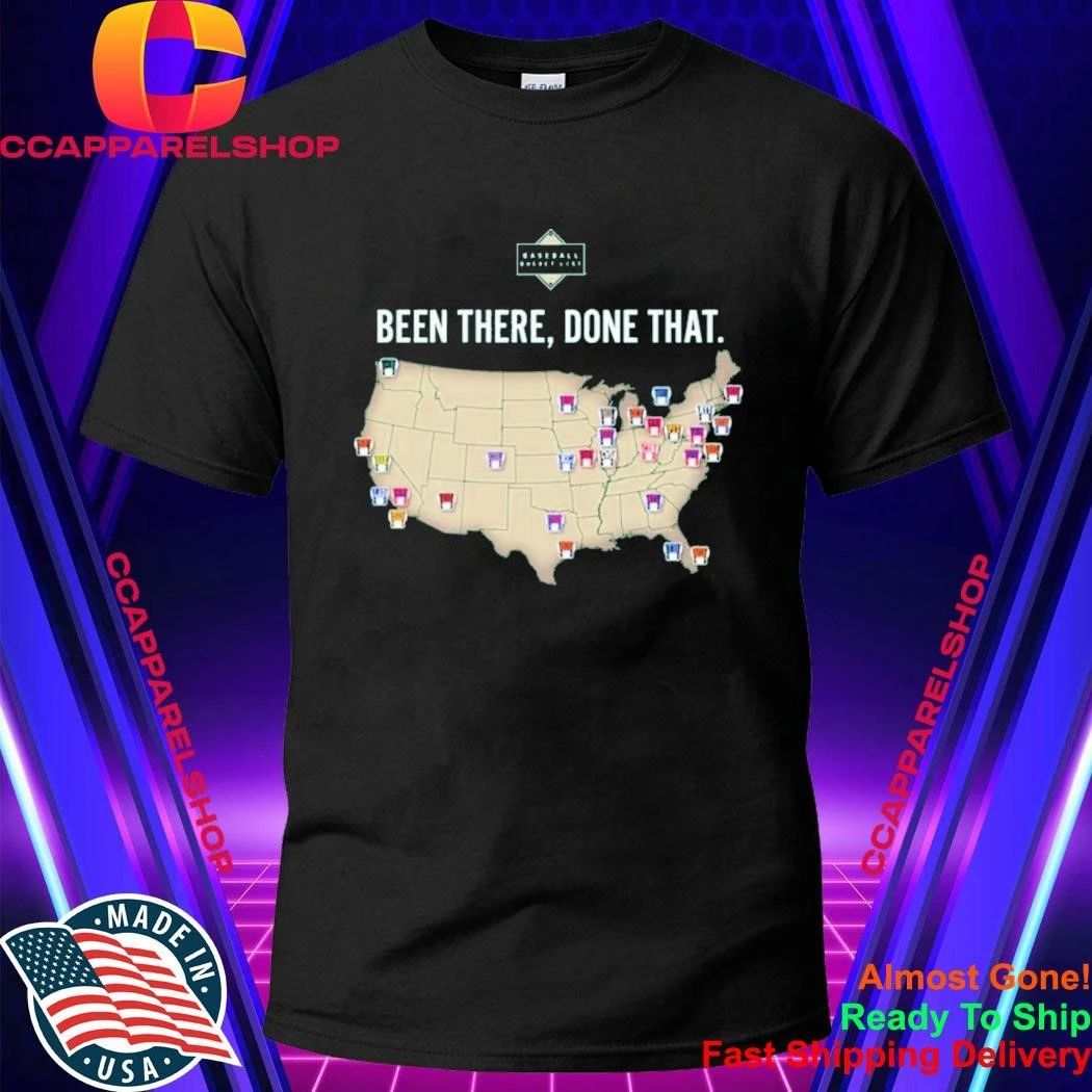 Baseball Bucket List Been There Done That Shirt