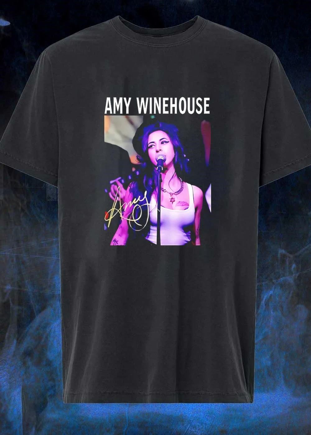 Amy Winehouse Singing Signature Shirt
