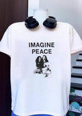 Imagine Peace John Lennon Yoko Ono Bed-In Shirt