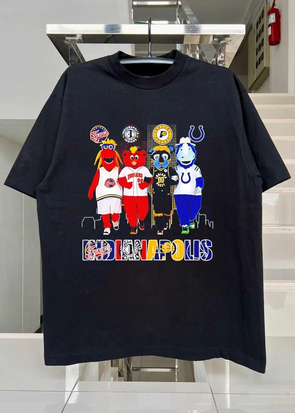 Fever Indians Pacers Colts Mascots Indianapolis Shirt