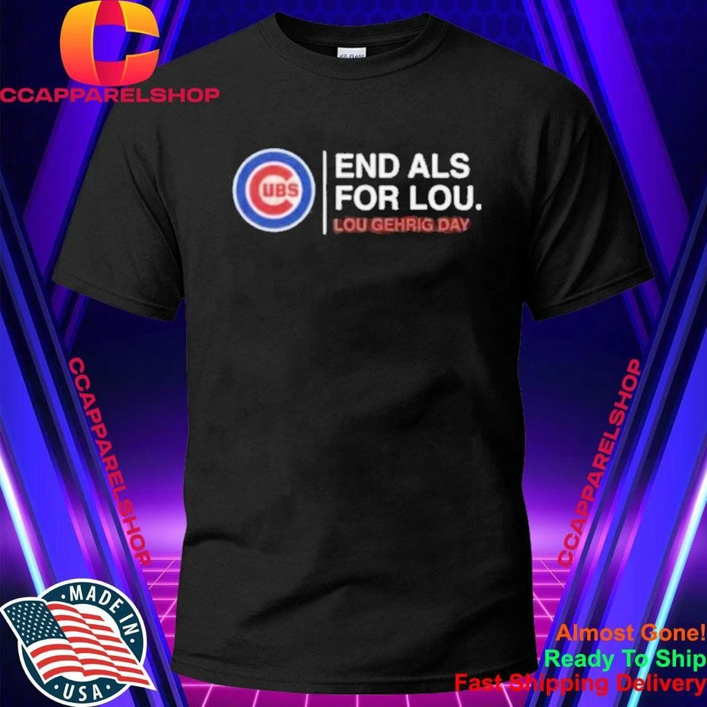 Chicago Cubs End ALS for Lou Gehrig Day 2026 Shirt