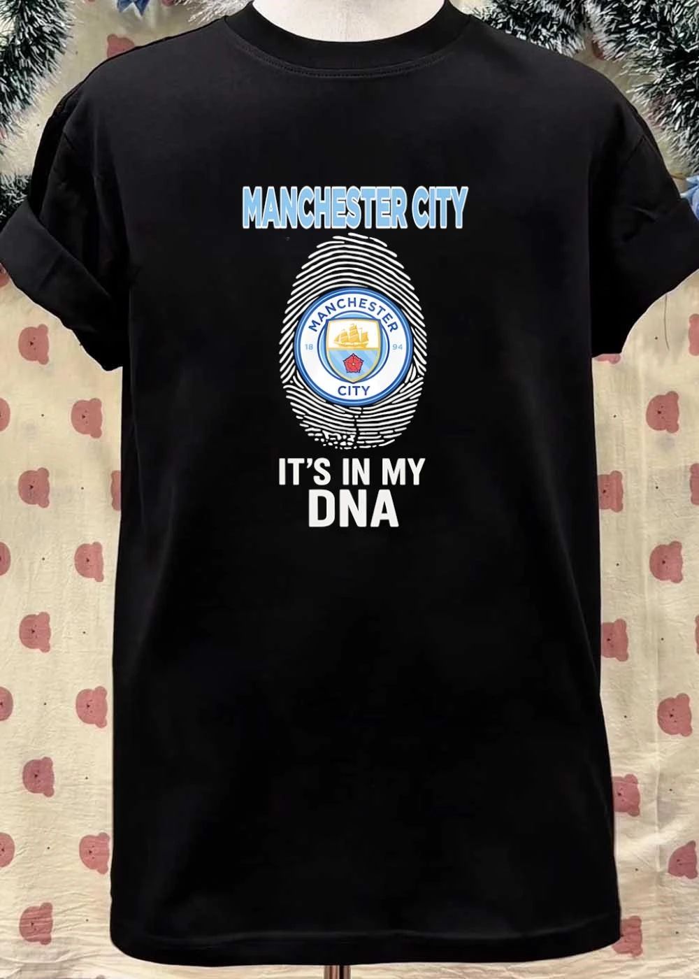 Manchester City It’s In My DNA Fingerprint Football Crest shirt