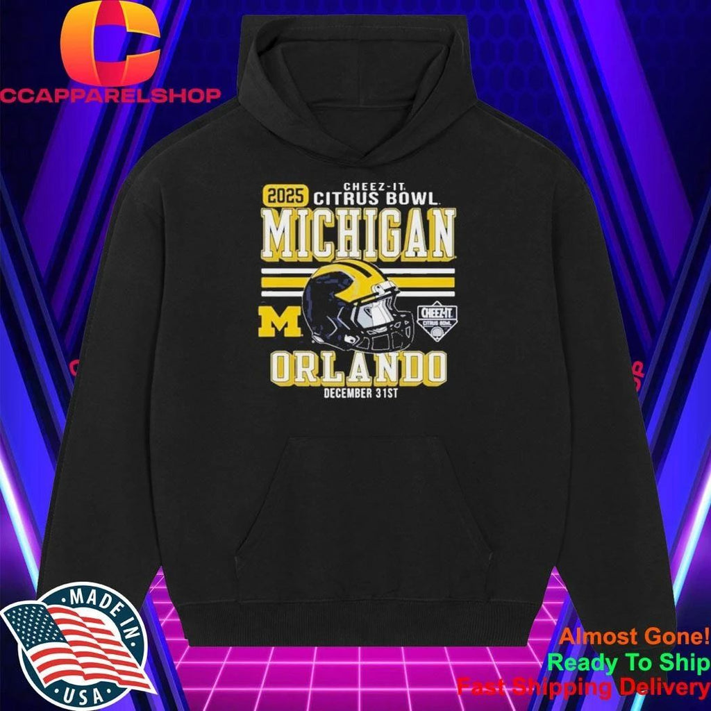 Michigan Wolverines Football Cheez-It Citrus Bowl Shirt