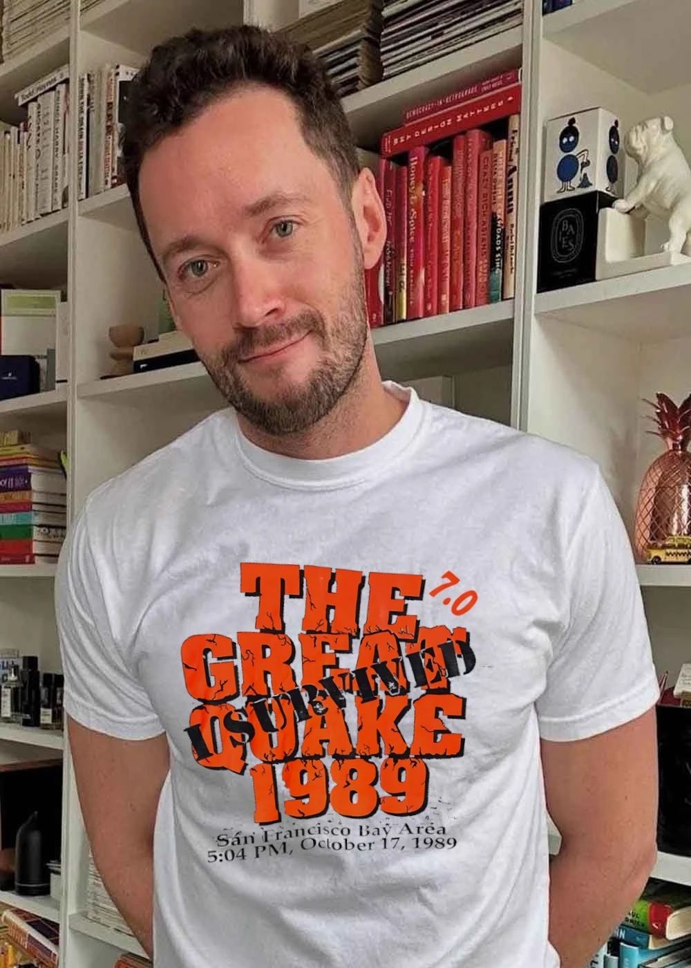 The Great Quake 1989 San Francisco Bay Area 5.04 PM October 17 1989 shirt