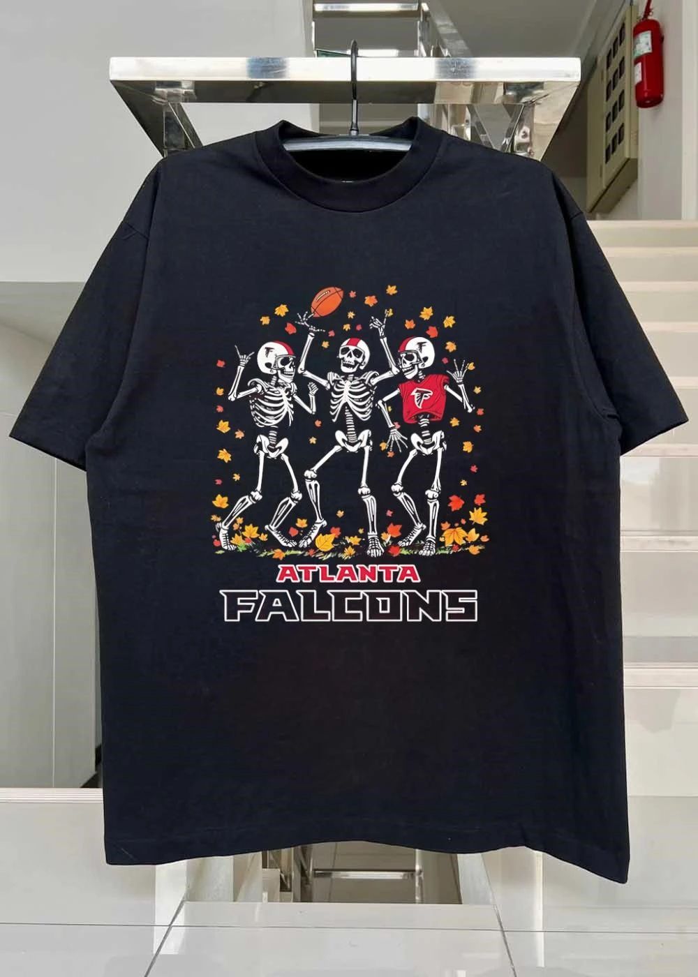 Atlanta Falcons Halloween Skeletons Football Shirt
