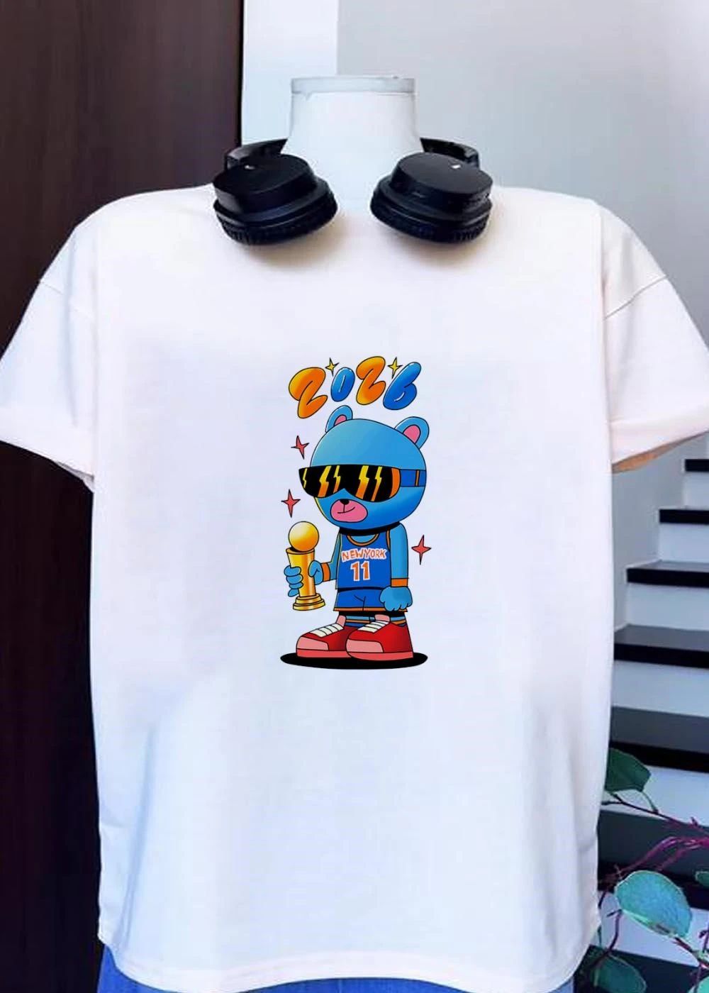 Blue Bear Holding Championship Trophy New York 11 2026 T-Shirt
