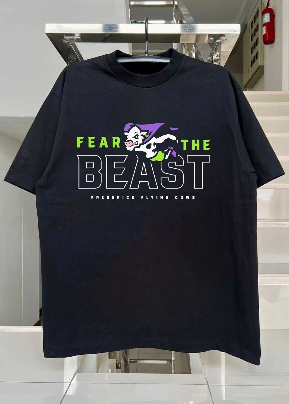 Fear The Beast Flying Cow shirt