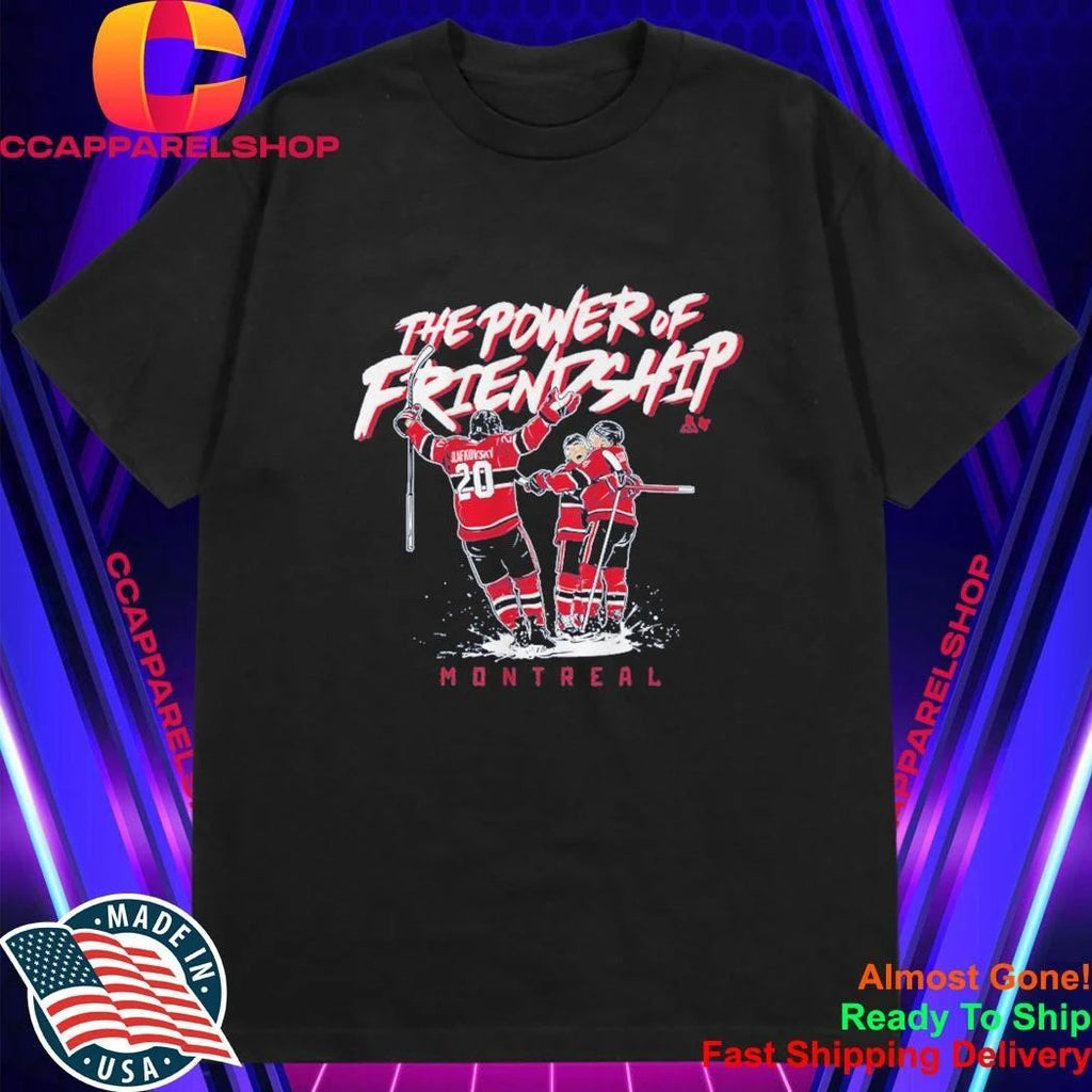 Cole Caufield, Nick Suzuki, & Juraj Slafkovsky The Power of Friendship Shirt