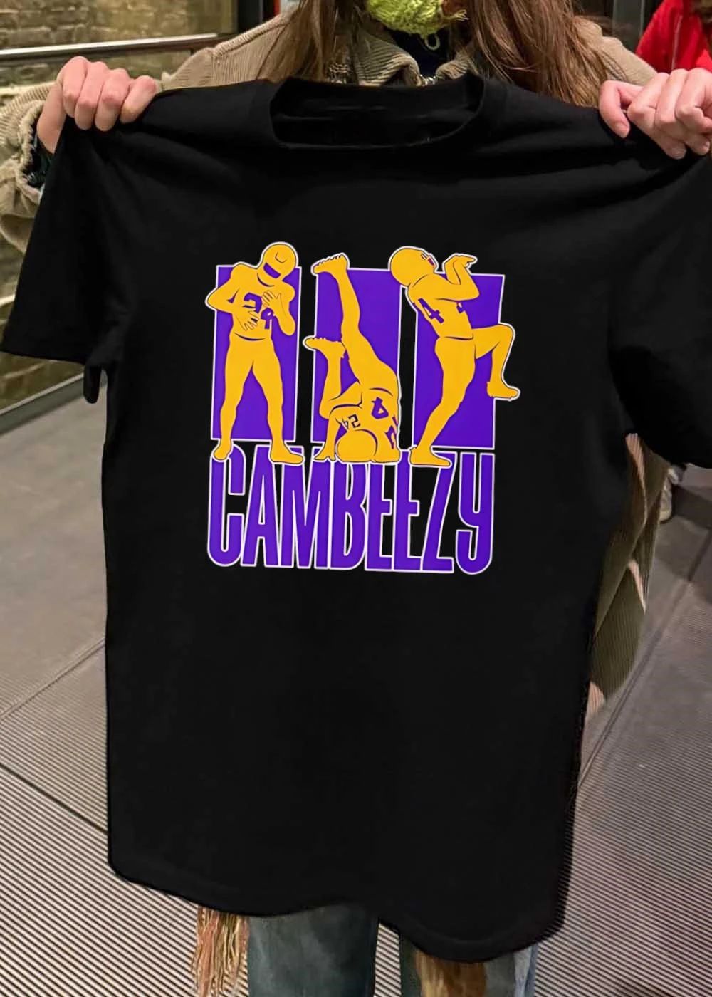 Lil Cambeezy Player 24 Purple Gold Football Shirt