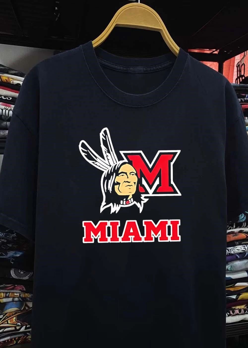 Miami University Redskins logo shirt