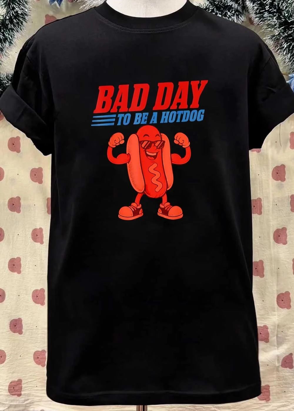 Bad Day To Be A Hotdog Funny Shirt