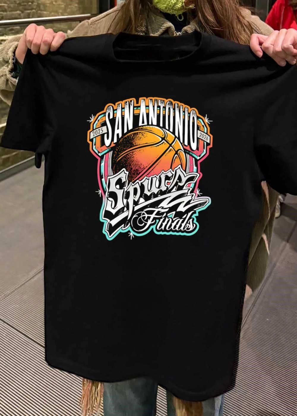 San Antonio Spurs 2025 2026 Finals Graphic Basketball shirt