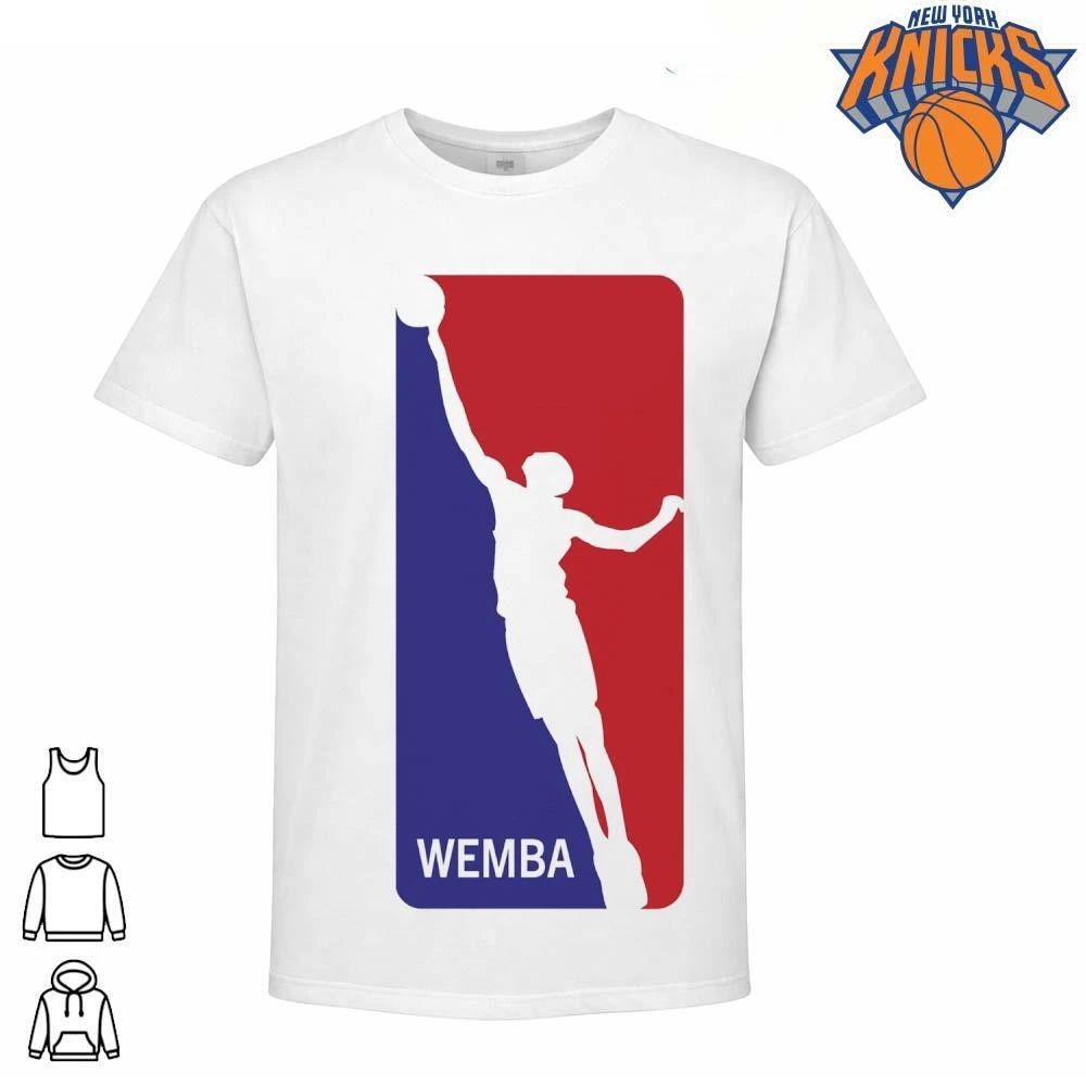 Victor Wembanyama Wemba NBA Logo Silhouette San Antonio Basketball T Shirt