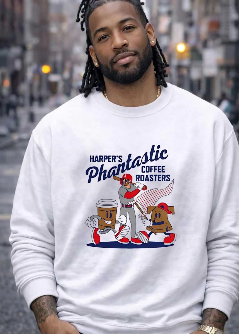 Bryce Harper Philadelphia Phillies Phillies Baseball MLB Harpers Phantastic Coffee Roasters shirt