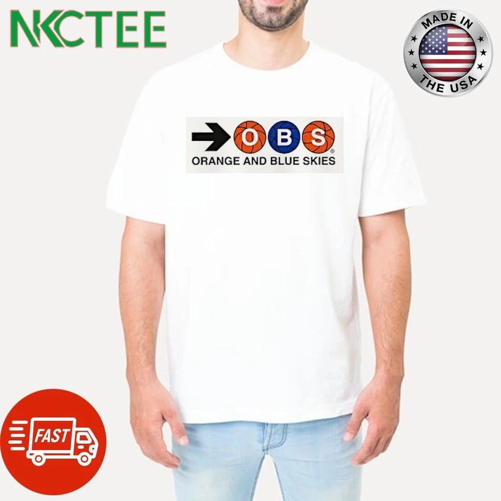 Orange And Blue Skies Shirts