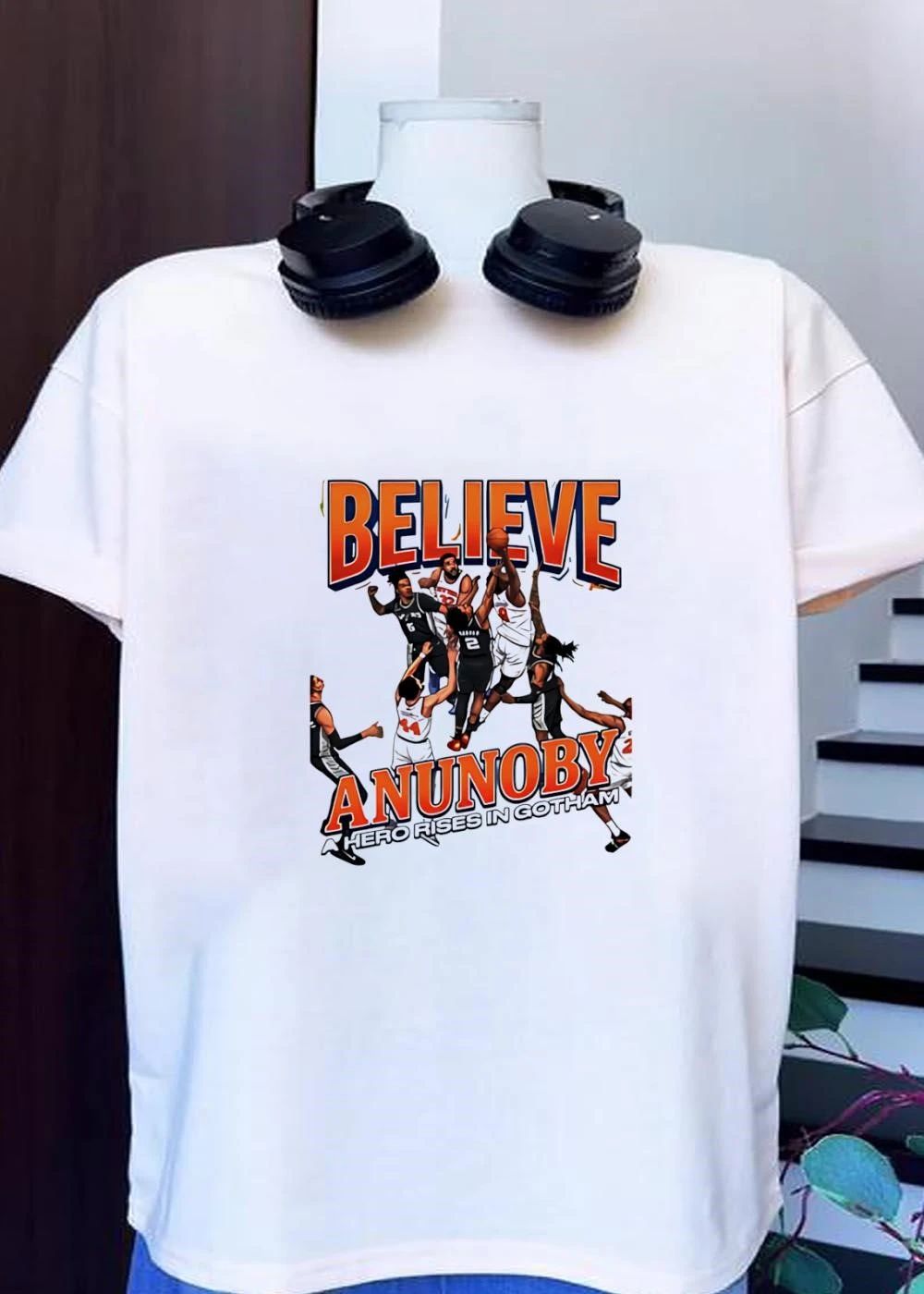 OG Anunoby NY Knicks Believe a Hero Rises in Gotham T-Shirt
