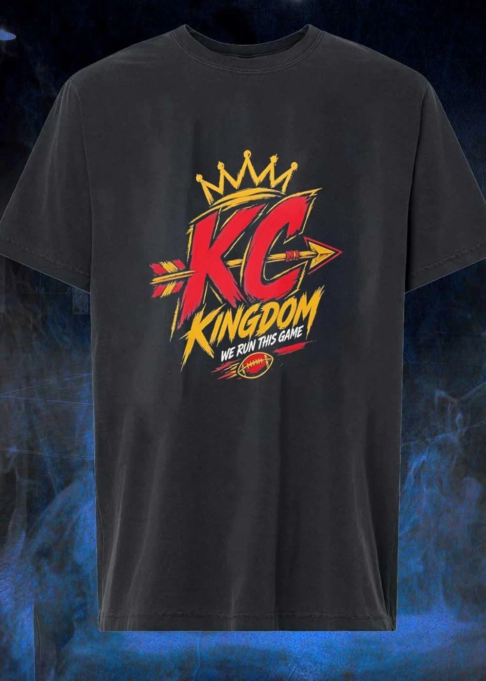 Kc Kingdom We Run This Game Kansas City Chiefs T-Shirt