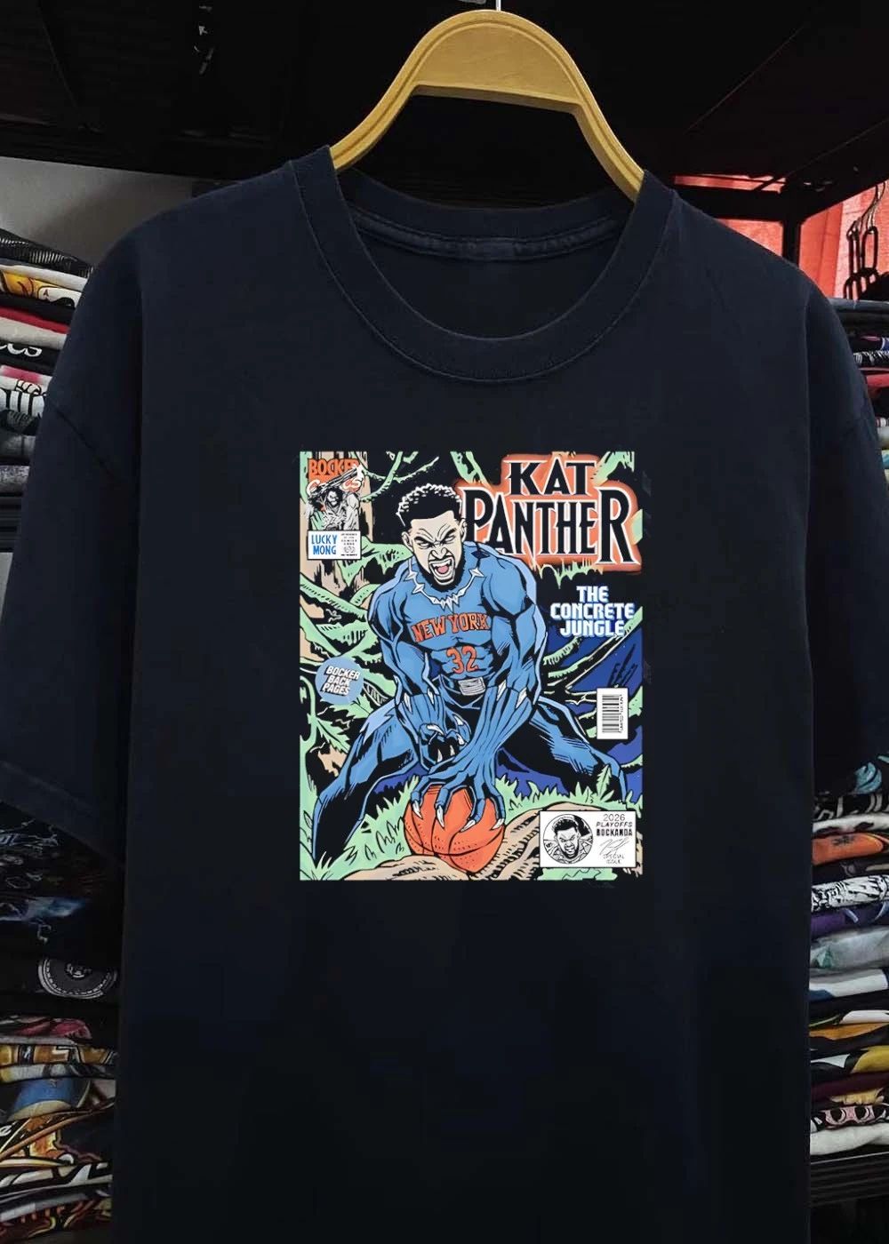 2026 Playoffs Bockanda Kat Panther The Concrete Jungle New York 32 Shirt