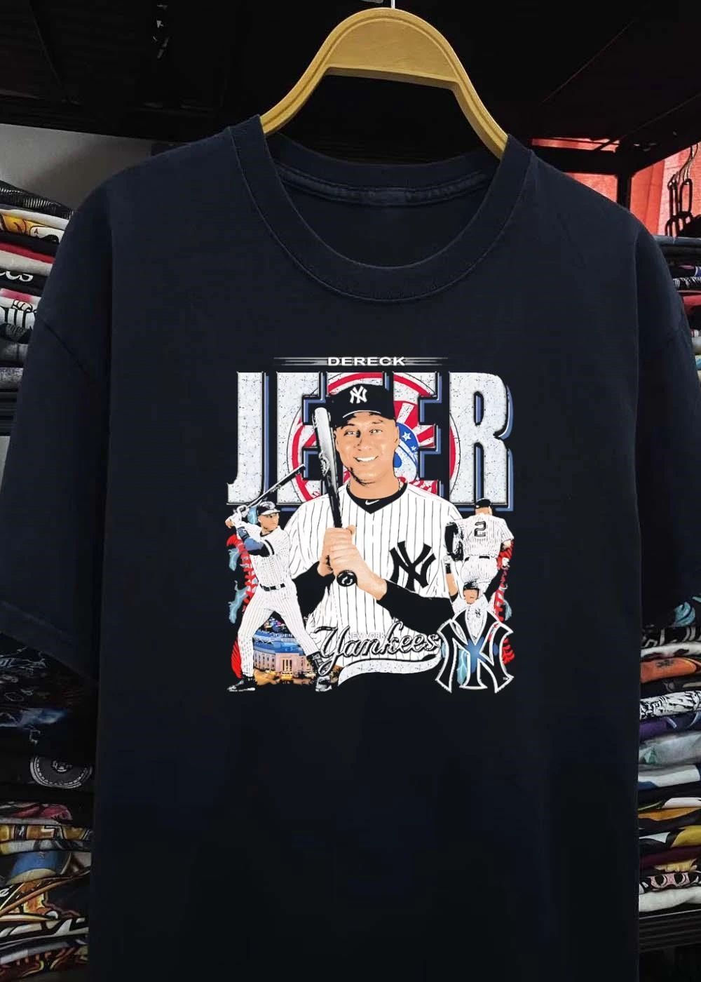 Derek Jeter Batting New York Yankees Shirt