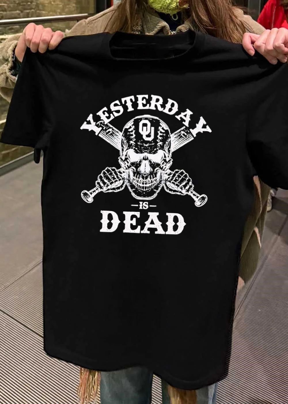 Yesterday Is Dead Oklahoma Sooners Skull shirt