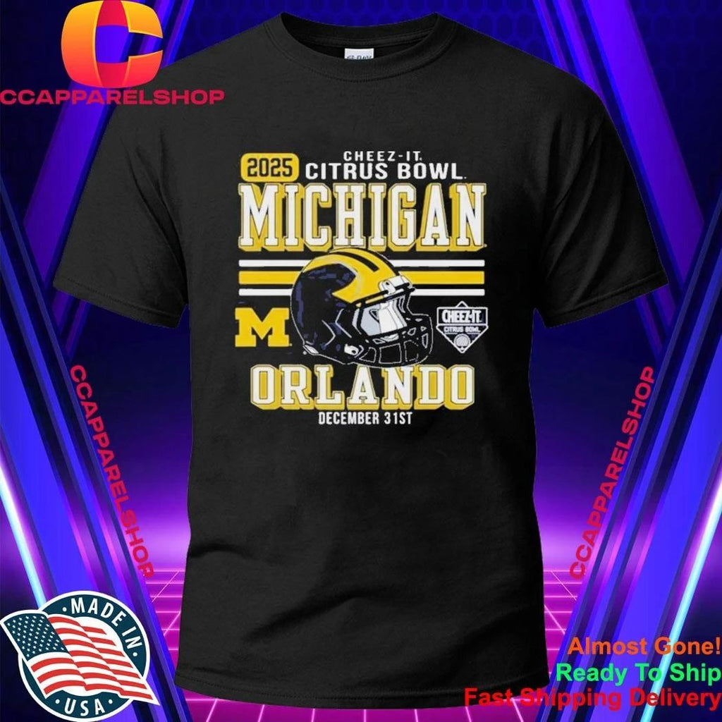 Michigan Wolverines Football Cheez-It Citrus Bowl Shirt